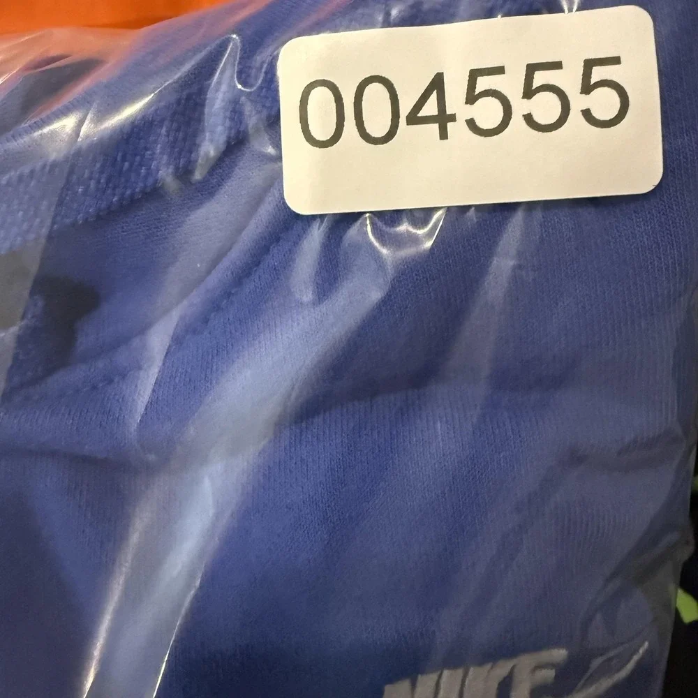 Nike Hoodie Mens Medium Blue Pullover Fleece Small Swoosh Kangaroo‎ Pocket
